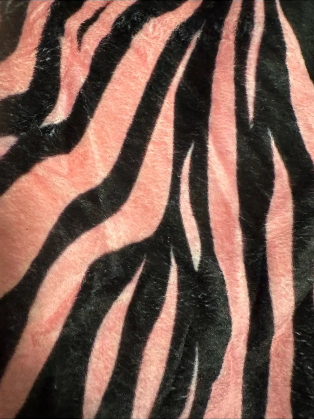 Pink and Black Zebra Print Throw and Satin Leopard Print Body Pillow Case Cover